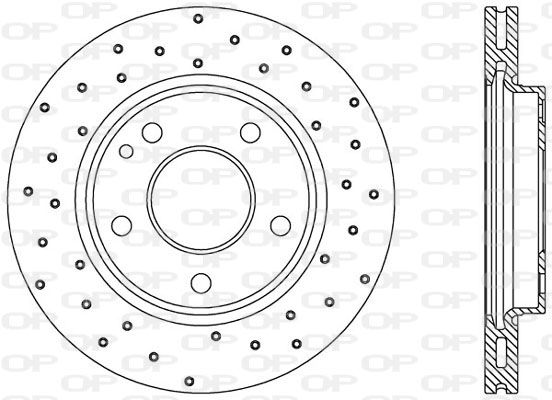 OPEN PARTS Bremžu diski BDRS1700.25